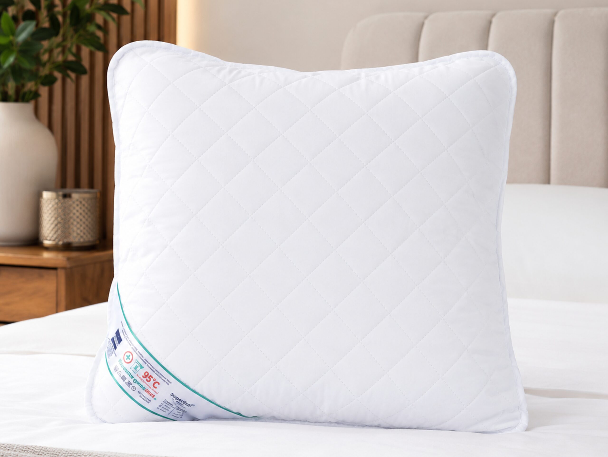 Perna Somnart HypoallergenicMed, lavabila la 95°C - 60 x 60 cm - view 7