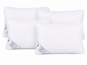 SET 4 Perne Medicinale Hipoalergenice Somnart 50x70cm, HypoallergenicMed, matlasate, lavabile la 95 de grade, fermitate medie spre tare