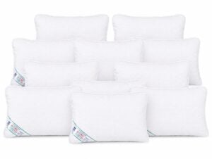 Pachet 10 Perne Medicinale Hipoalergenice SomnART 50x70cm, HypoallergenicMed, matlasate, lavabile la 95 de grade, fermitate medie spre tare