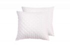 Set 2 perne matlasate Somnart, 70x70 cm, microfibra cu fibre de carbon