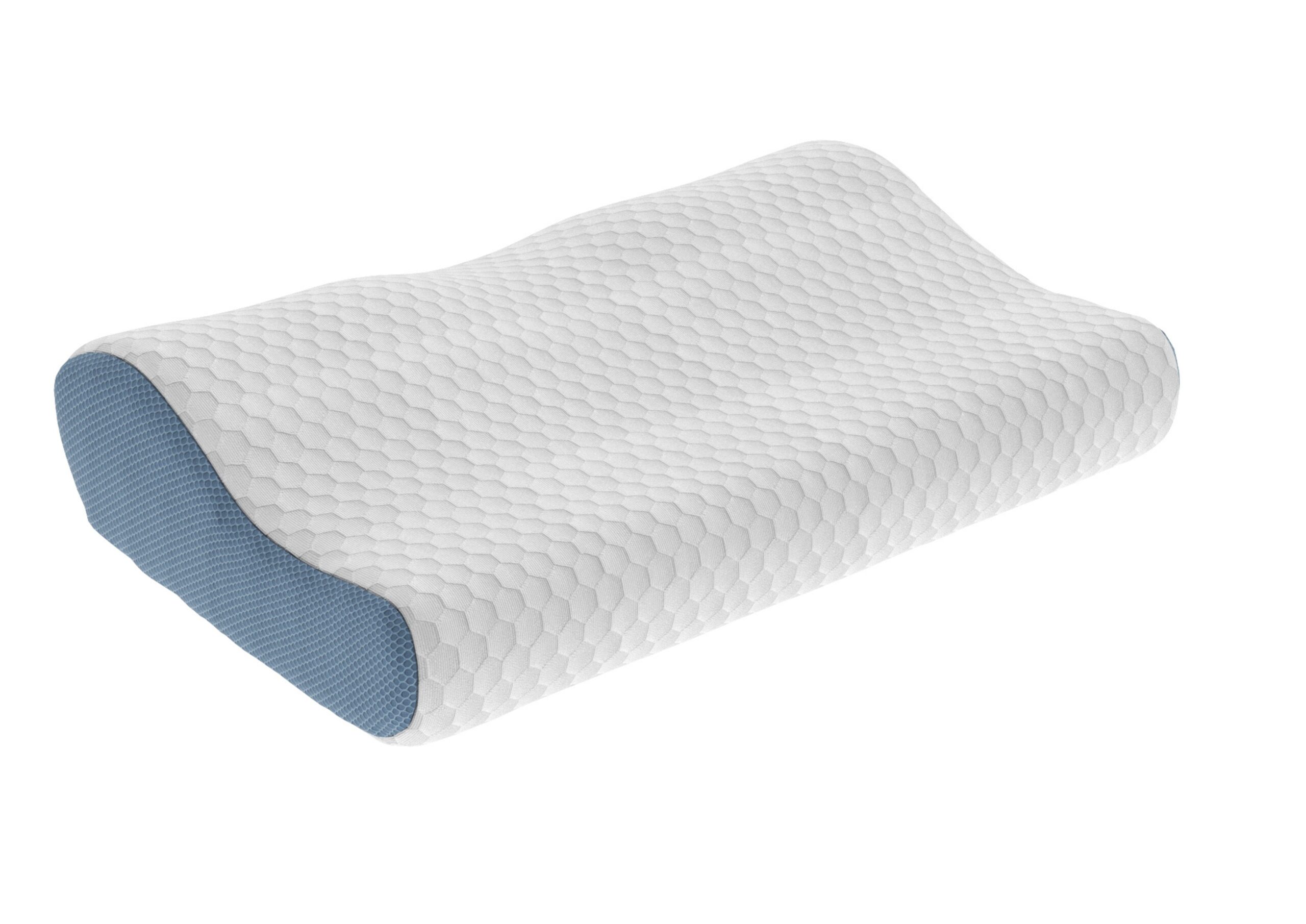 Perna ergonomica Memory Somnia® 3D Air Mesh, sustinere exacta pentru gat si cap, 30x50 cm - 4 | YEO