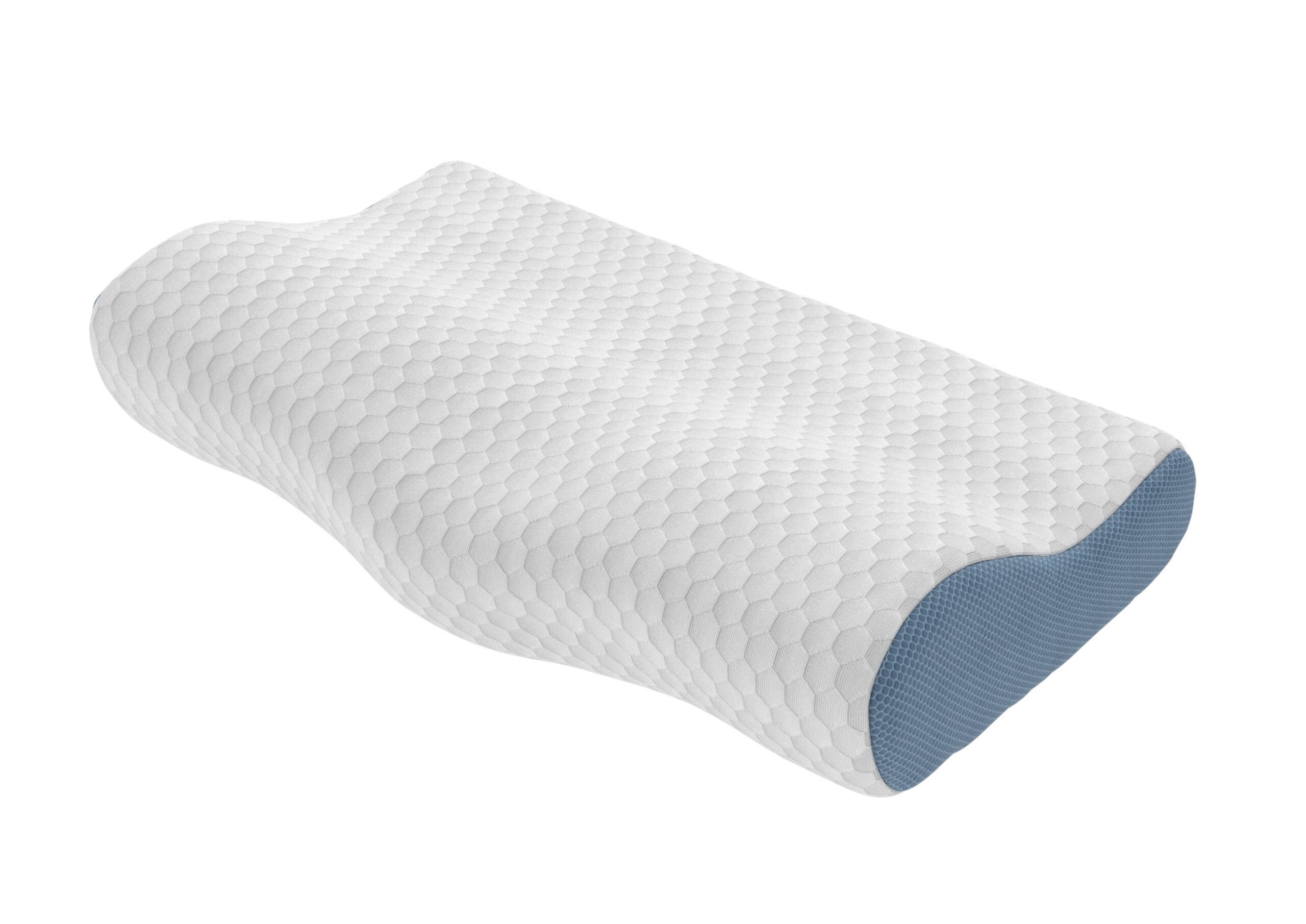 Perna ergonomica Memory Somnia® 3D Air Mesh, sustinere exacta pentru gat si cap, 30x50 cm - 3 | YEO