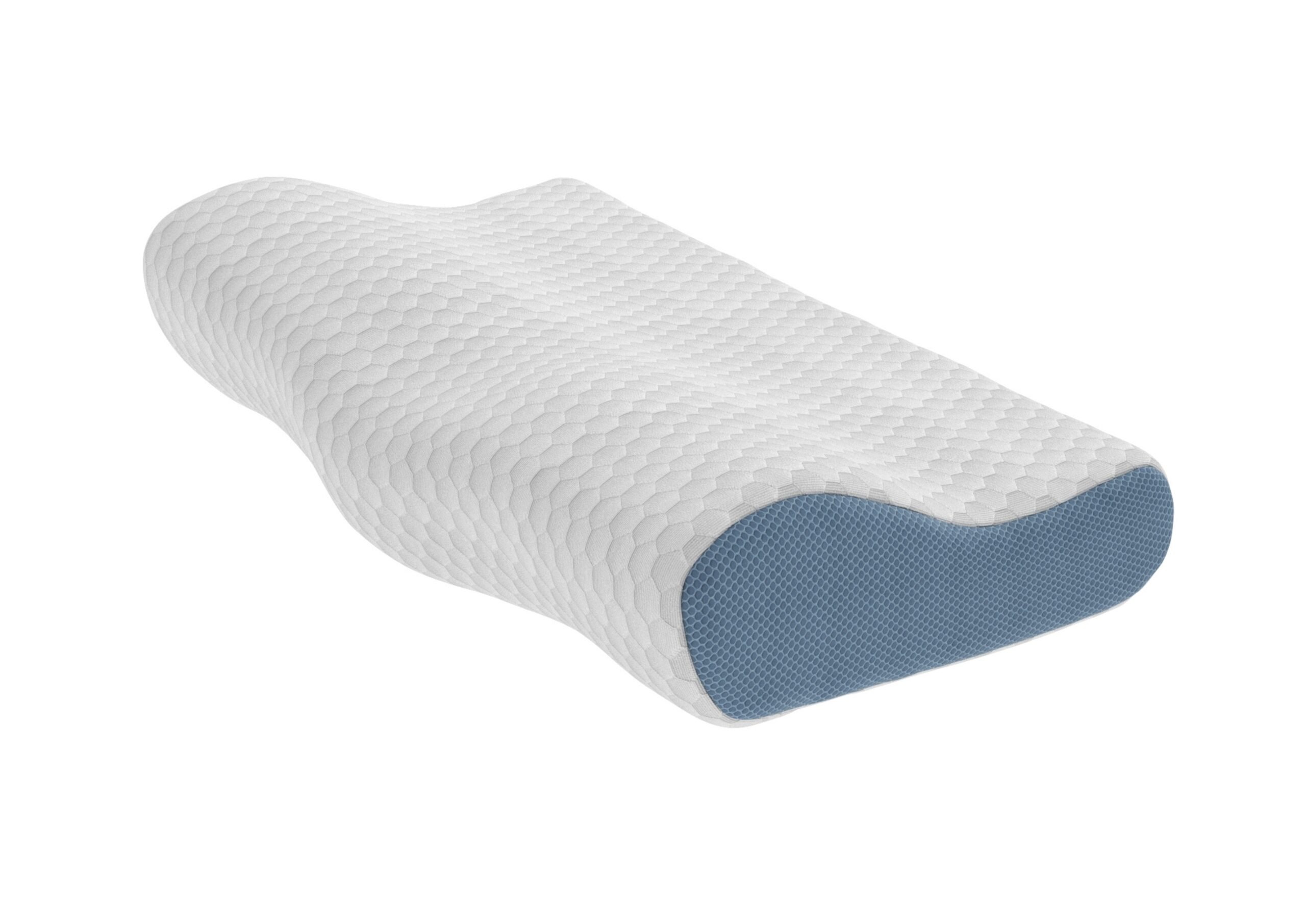 Perna ergonomica Memory Somnia® 3D Air Mesh, sustinere exacta pentru gat si cap, 30x50 cm - 1 | YEO