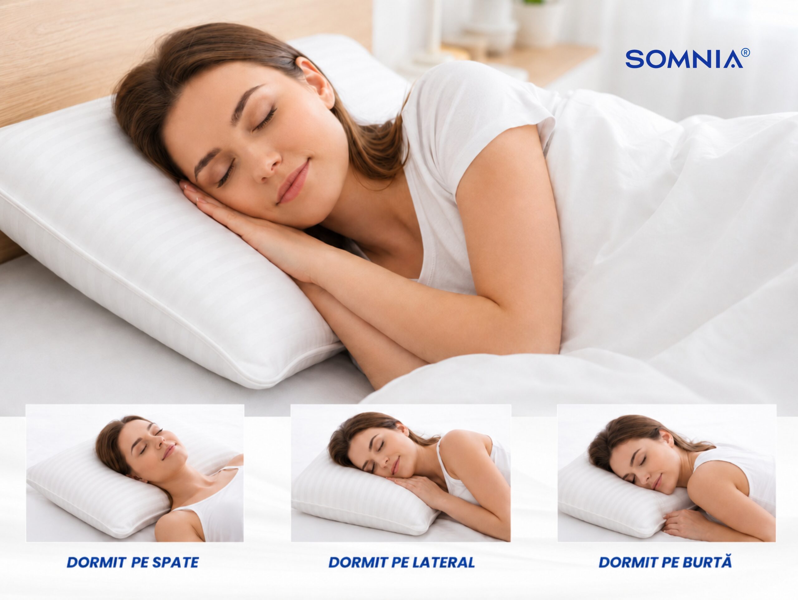 Perna clasica din nanofibra Somnia Élite Damasc, 50 x 70 cm, la geanta